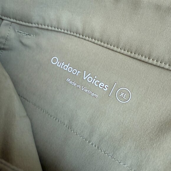 Outdoor Voices Birdie Slim-Fit Straight-Leg Recycled Tech-Twill Golf Trousers - Picture 6 of 11